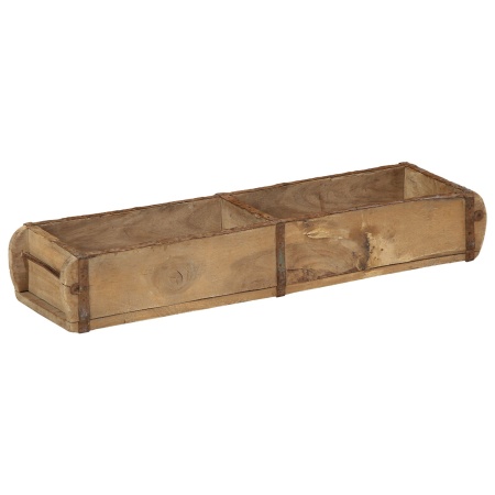 Tăvi 4 buc 60,5x15x9 cm Lemn solid recuperat