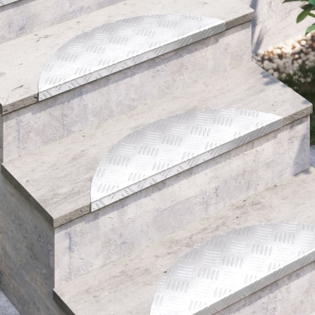 Trepte de Scară din Aluminiu 5 buc Anti-Alunecare 60x18 cm