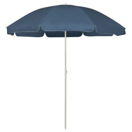Umbrelă de soare de plajă, albastru, 240 cm