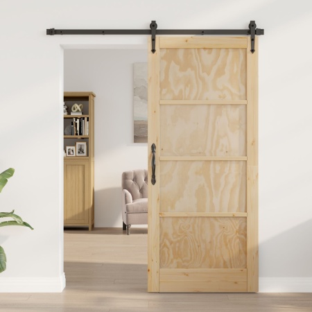 Ușă Interioară ORKDAL 86x198.5x4 cm Lemn Solid Pin