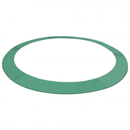 Bandă de siguranță trambulină rotundă de 3,66 m, verde, PE - Img 1