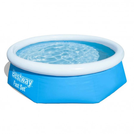 Bestway Piscină gonflabilă Fast Set, 244 x 66 cm, rotundă, 57265 - Img 1