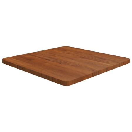 Blat de masă pătrat maro închis 60x60x2,5 cm lemn stejar tratat