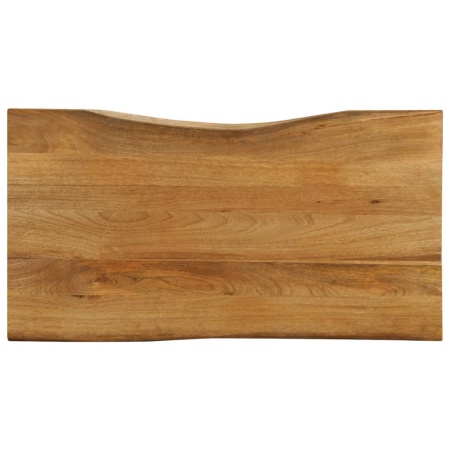 Blat masă cu margini, 120x60x3,8 cm, lemn masiv mango