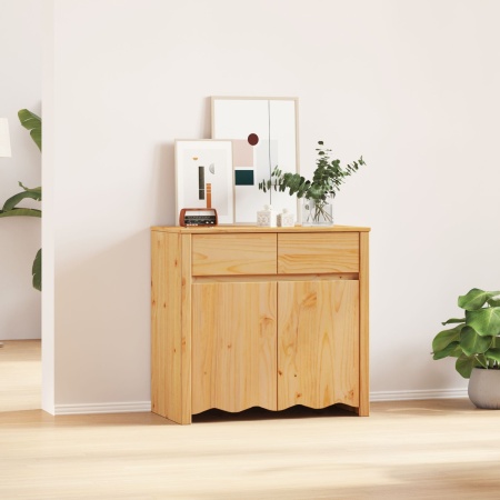 Bufet DRAMMEN 79x43x75,5 cm Lemn Masiv de Pin