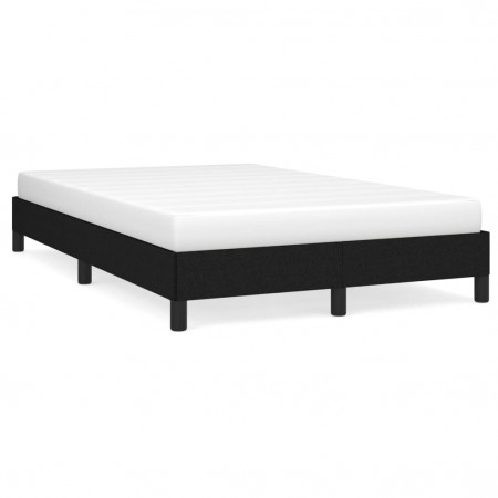 Cadru de pat, negru, 120x190 cm, material textil