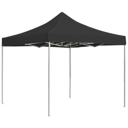 Cort de petrecere pliabil, antracit, 2 x 2 m, aluminiu