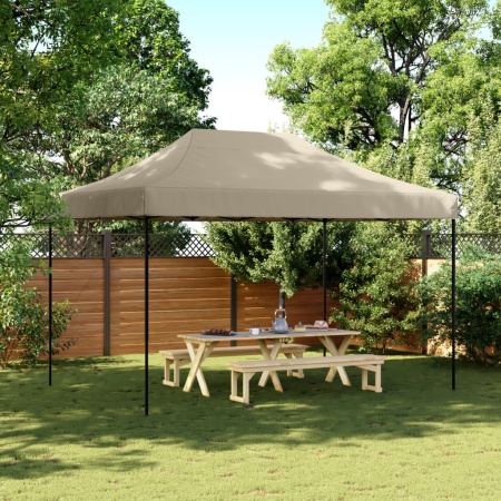 Cort de petrecere pliabil Pop-Up, taupe, 410x279x315 cm