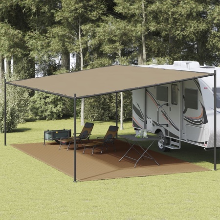 Covor pentru cort, gri taupe, 400x600 cm