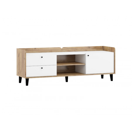 Dolce Dol-17 Tv Stand Craft Golden/White High Gloss