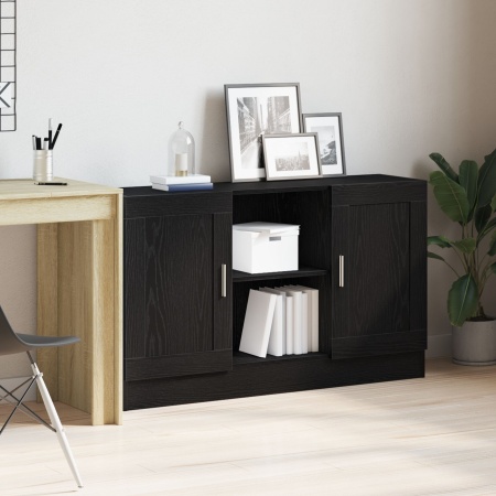 Dulap, stejar negru, 120x30,5x70 cm, lemn prelucrat