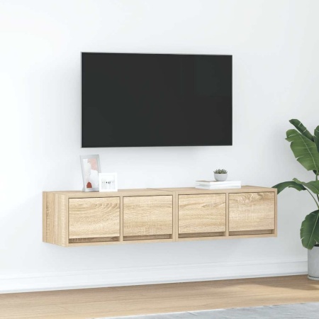 Dulapuri TV 2 buc Stejar Sonoma 60x31x25,5 cm Lemn prelucrat