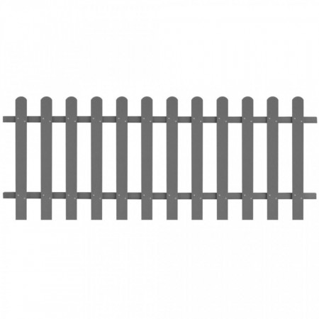 Gard din șipci, 200 x 80 cm, WPC - Img 1