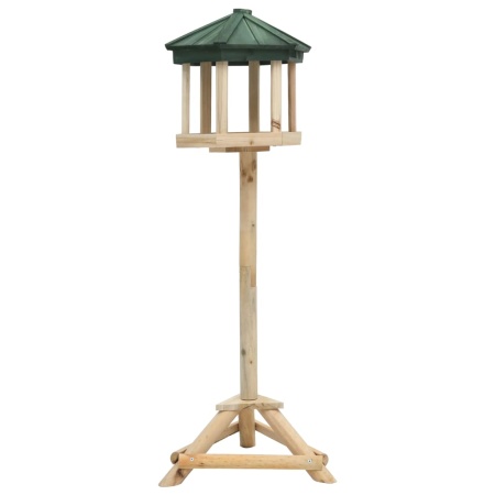 Hrănitor pentru păsări vertical, 33x110 cm, lemn masiv de brad