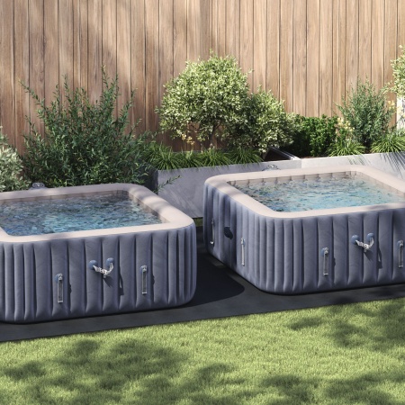 Husă dreptunghiulară pentru piscină Negru Polietilenă 500 x 250 cm