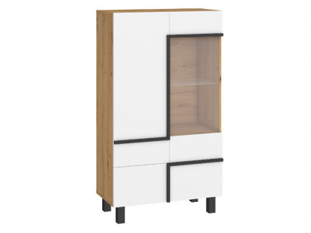 Lars Lar-12 Biblioteca1D1S Oak Artisan/White - Img 1