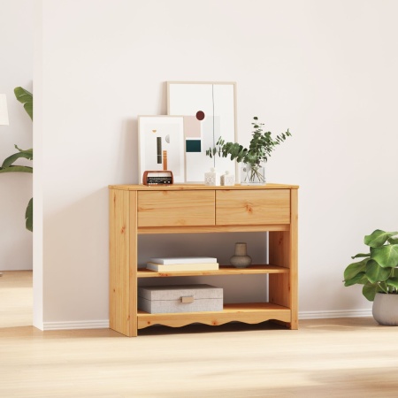 Masă de consolă DRAMMEN 89,5x37x73 cm Lemn masiv de pin