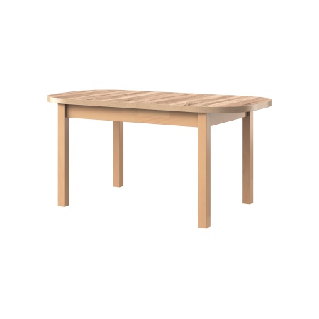Masa extensibila 160x200 cm mb-12 venus1, sonoma, lemn masiv de fag si pal