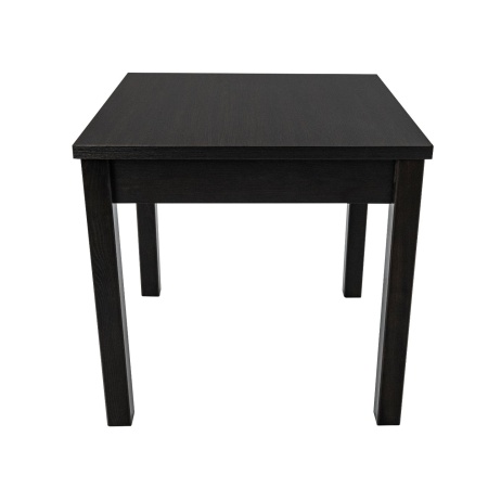 Masa living max9 w, wenge, fixa 80x80x78 cm, lemn masiv de fag/pal