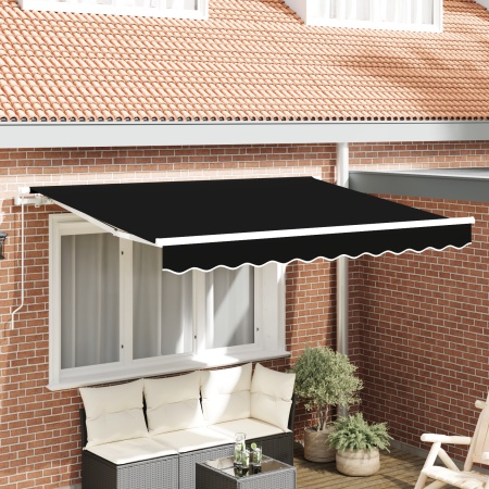 Material de înlocuire pentru marchiză pentru cadru de 3x2.5 m Negru