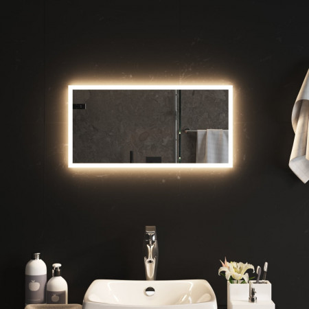 Oglindă cu LED de baie, 60x30 cm - Img 1