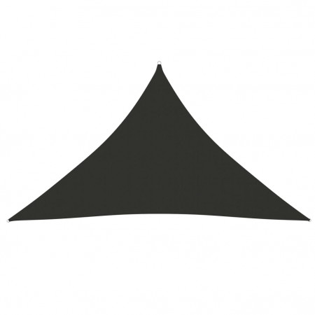 Parasolar, antracit 3,5x3,5x4,9 m țesătură oxford, triunghiular