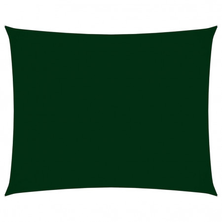 Parasolar verde închis 2x3,5 m țesătură oxford dreptunghiular