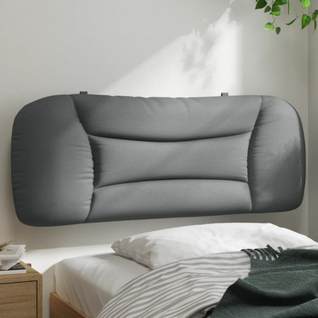 Pernă tăblie de pat, gri deschis, 100 cm, material textil