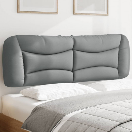 Pernă tăblie de pat, gri deschis, 160 cm, material textil