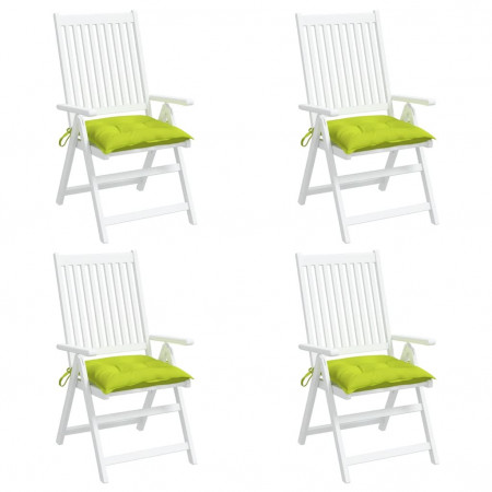 Perne de scaun 4 buc. verde deschis 50x50x7 cm textil oxford - Img 1