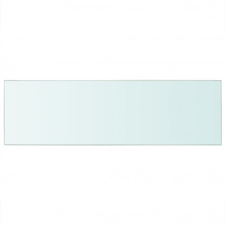 Raft din sticlă transparentă, 80 x 25 cm - Img 1