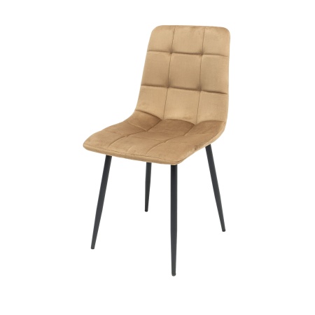 Scaun ML-4, tapitat stofa, crem