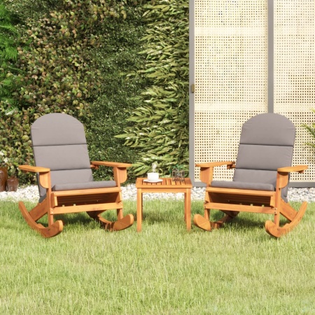 Set mobilier de grădină Adirondack, 3 piese, lemn masiv acacia