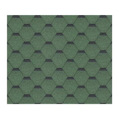 Sindrila bitum pentru acoperis Hexagonal Rock H389GREEN - Img 1
