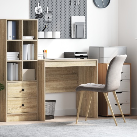 Birou Sonoma Oak 80x50x76 cm din lemn prelucrat