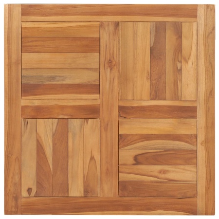 Blat de masă, 70 x 70 x 2,5 cm, lemn masiv de tec