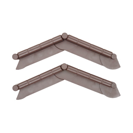 Borduri decorative din plastic pentru gazon, MARO, 5 m lungime - TIMBELA M801-BROWN-10