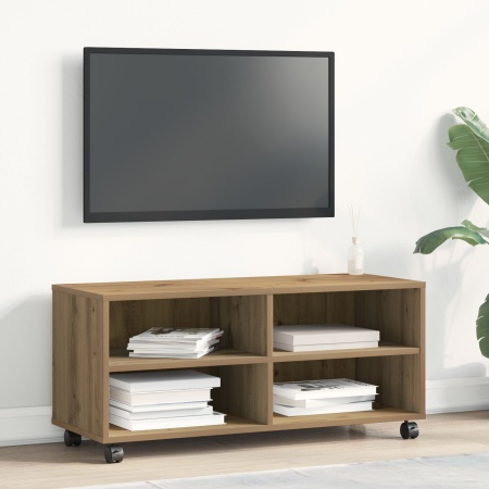 Cabinet TV Artisan Stejar 90x35x35 cm Lemn prelucrat