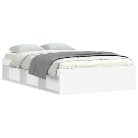 Cadru de pat, alb, 120x200 cm