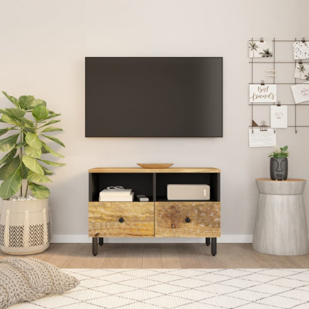 Comodă TV, 70x33x46 cm, lemn masiv de mango