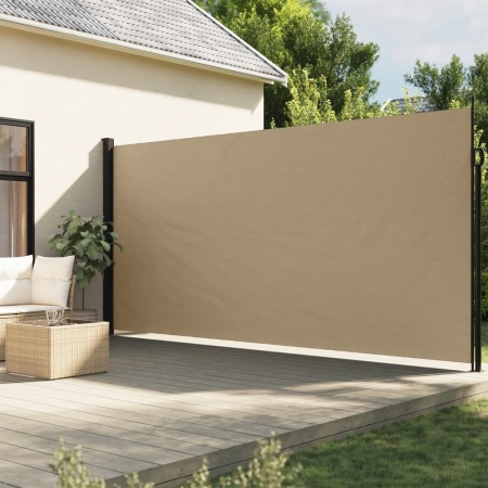 Copertina laterală retractabilă, bej, 200x500 cm