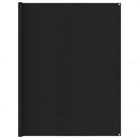 Covor pentru cort, negru, 250x600 cm