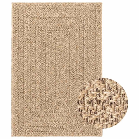 Covor ZIZUR aspect iută 120x170 cm, pentru interior și exterior
