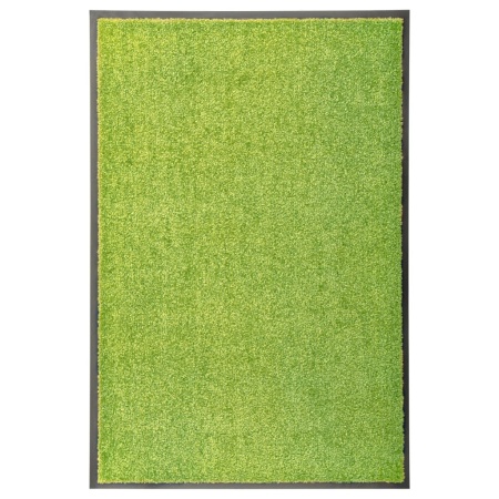Covoraș de ușă lavabil, verde, 60 x 90 cm