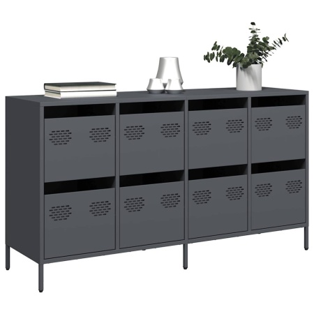 Dulap, antracit, 135x39x73,5 cm<br />, oțel laminat la rece