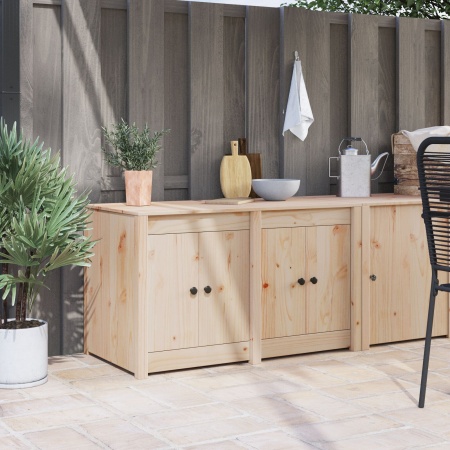 Dulap de bucătărie de exterior 106x55x64 cm Lemn masiv de pin