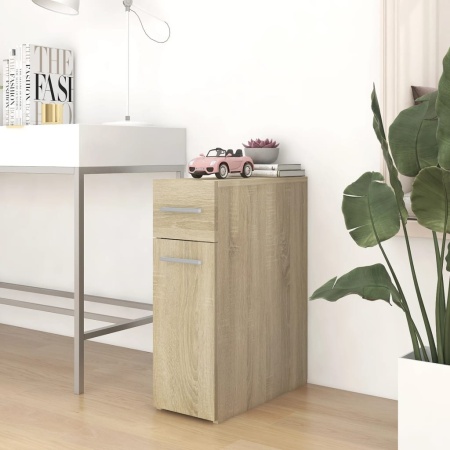 Dulap de farmacie, stejar sonoma, 20x45,5x60 cm lemn prelucrat