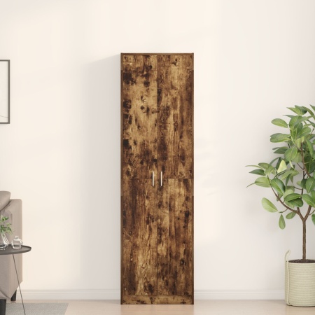 Dulap Stejar Afumat 55x25x189 cm Lemn Prelucrat