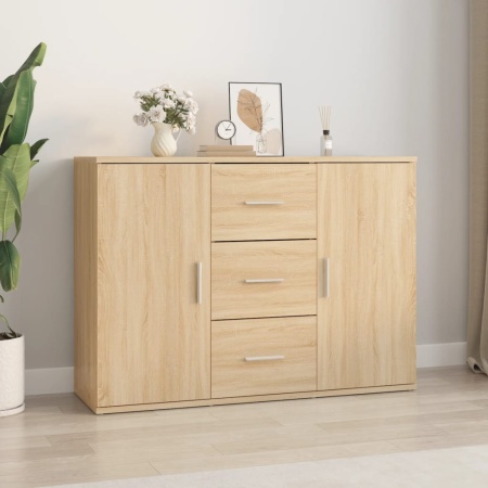 Dulap, stejar sonoma, 91x29,5x65 cm, lemn compozit