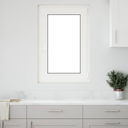 Fereastră de subsol RISOR 60x80 cm Pânz-întors DIN dreapta alb